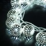 Гирлянда нить хром/белый с эффектом мерцания 2,8м IP20 400-003