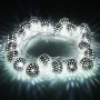 Гирлянда нить хром/белый с эффектом мерцания 2,8м IP20 400-003