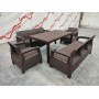 Обеденный комплект под ротанг YALTA FAMILY MAXI SET