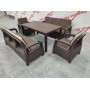 Обеденный комплект под ротанг YALTA FAMILY MAXI SET