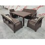 Обеденный комплект под ротанг YALTA FAMILY MAXI SET