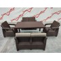 Обеденная мебель для кафе под ротанг Yalta Family Set
