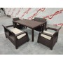 Обеденная мебель для кафе под ротанг Yalta Family Set
