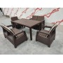 Обеденная мебель для кафе под ротанг Yalta Family Set