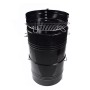 Многофункциональный угольный гриль-коптильня Multi-function drum Smoker BBQ grill чаша для огня 50*50*8см
