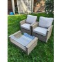 Комплект мебели из искусственного ротанга Сантьяго Balcony Set Greige