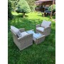 Комплект мебели из искусственного ротанга Сантьяго Balcony Set Greige