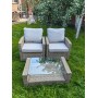 Комплект мебели из искусственного ротанга Сантьяго Balcony Set Greige