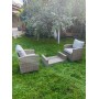 Комплект мебели из искусственного ротанга Сантьяго Balcony Set Greige