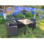 Комплект мебели под искусственный ротанг для отдыха Калифорния «California Lunch Set» арт.77787/77763/8422