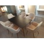 Обеденная группа стол ФАВОРИТ “FAVORITE” + 6 бежевых кресел Кристи “CHRISTY”