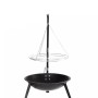 Угольный гриль со штативом German BBQ Tripod Регулируемая высота приготовления