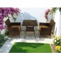 Обеденная группа на 2 персоны стол Лайт и 2 кресла Анкор Шоколад