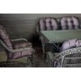 Комплект мебели из искусственного ротанга Мэдисон НЬЮ (Medison NEW) двухместный диван + 4 кресла + стол с подушками на сиденье и спинку