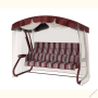 Садовые качели «Бригантина Бордо» с москитной сеткой арт. 502 Б