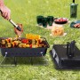 Походный угольный гриль Camping BBQ grill 44*31*31 см, вес 12 кг