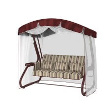 Садовые качели Redford «Портофино Бордо» с москитной сеткой 503 Б