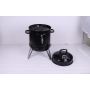 Угольная коптильня Vertical Indoor Smoker Grill BBQ 57 х 53.5 см, толщина стали 4 мм