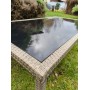 Стол из искусственного ротанга Милан 160х90см для дачи (Greige)