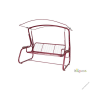 Садовые качели ZALGER Олимпия Премиум бордо арт.98916