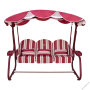 Садовые качели ZALGER Олимпия Премиум бордо арт.98916