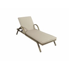Шезлонг из искусственного ротанга Империал — Greige