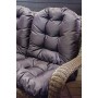 Двухместный диван из ротанга МЭДИСОН «MADISON» арт.М03195 brown с подушками на сидение и спинку