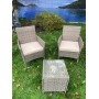 Комплект мебели из ротанга «VIRGINIYA BALCONY SET» Greige