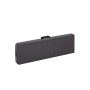Скамейка Складная садовая Мир Дачника 183x28x43 см HDPE под ротанг шоколад