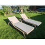 Шезлонг из искусственного ротанга Империал (Greige)(2 шт.)