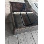 Комплект из искусственного ротанга шезлонг Орландо и столик Мара-2 Шоколад