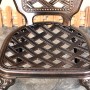 Обеденный комплект из литого алюминия стол Барбекю-1 (151,5х94х73см) арт.6139 + 6 кресел ФИНЛЯНДИЯ «FINLAND» арт.74274