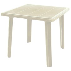 Стол пластиковый квадратный «Дублин» 800х800 мм бежевый
