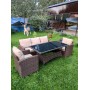 Комплект мебели из искусственного ротанга Сантьяго с столом Пегас Шоколад