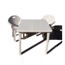 Комплект пластиковой мебели стол Тренд +2 кресла Флинт