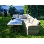 Обеденная группа плетеной мебели Албания «Albania» с подушками Greige