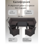 Комплект садовой мебели под ротанг Калифорния “California“с П- образный диваном 136х264х136 см 6 мест, 2 кресла  без подушек со столом 95х95 см
