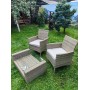 Комплект мебели Анкор Balcony Set с столиком Сантьяго greige