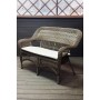 Двухместный диван из ротанга МЭДИСОН «MADISON» арт.М03195 brown с подушкой на сидение