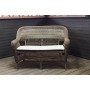 Двухместный диван из ротанга МЭДИСОН «MADISON» арт.М03195 brown с подушкой на сидение