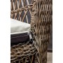 Двухместный диван из ротанга МЭДИСОН «MADISON» арт.М03195 brown с подушкой на сидение