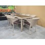 Обеденная мебель из искусственного ротанга комплект  СИЦИЛИЯ «SICILY» 8 персон Wood