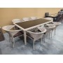 Обеденная мебель из искусственного ротанга комплект  СИЦИЛИЯ «SICILY» 8 персон Wood