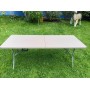 Стол складной садовый Мир Дачника 180x74x74см HDPE под ротанг шоколад