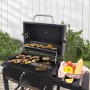 Прямоугольный угольный гриль Norway Rectangular Grill BBQ сталь, модель 4524S