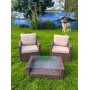 Комплект мебели из искусственного ротанга Сантьяго Balcony Set Шоколад
