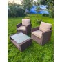 Комплект мебели из искусственного ротанга Сантьяго Balcony Set Шоколад