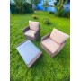 Комплект мебели из искусственного ротанга Сантьяго Balcony Set Шоколад