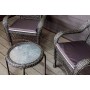 Садовый комплект из искусственного ротанга Мэдисон НЬЮ (Medison NEW) Balcony set с круглым столиком с подушками на сиденье