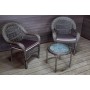Садовый комплект из искусственного ротанга Мэдисон НЬЮ (Medison NEW) Balcony set с круглым столиком с подушками на сиденье